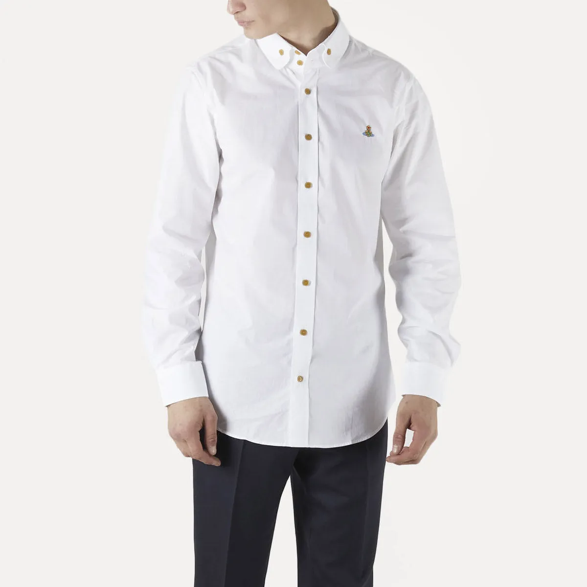 Vivienne Westwood White 2 Button Krall Shirt - Best Price