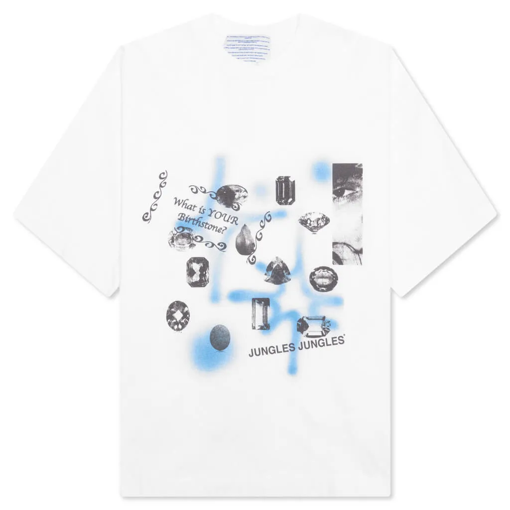 White Birthstone T-Shirt