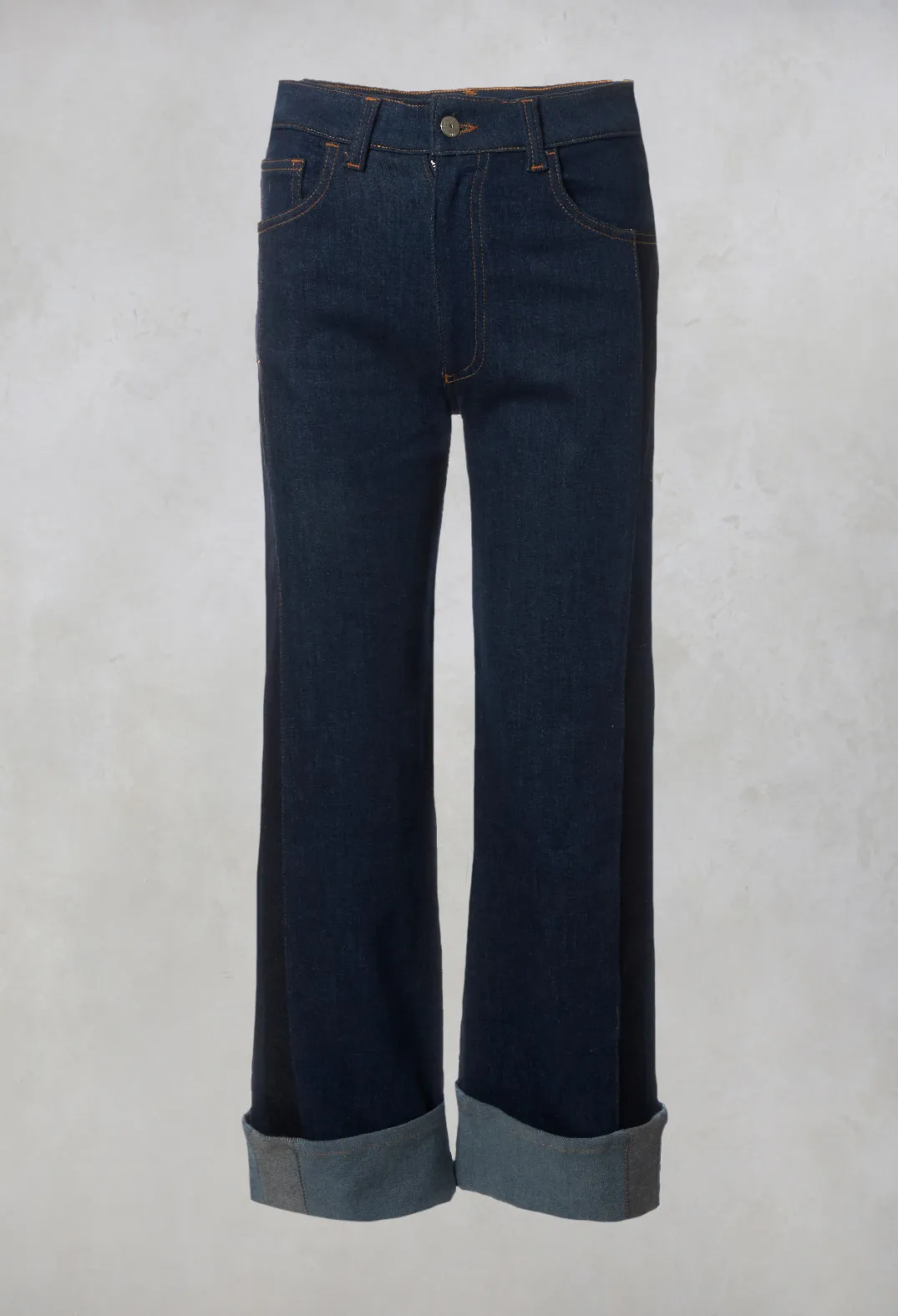 Wide Denim Jeans in Indigo | Aragonite Indigo Jeans | Wide Leg Jeans | Indigo Jeans