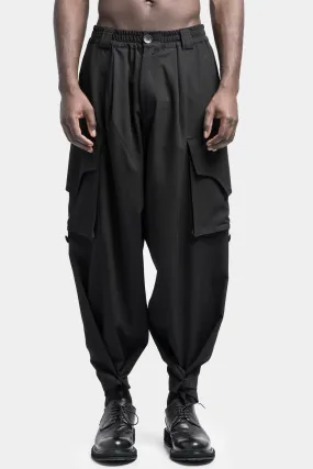 Wide leg cargo pants