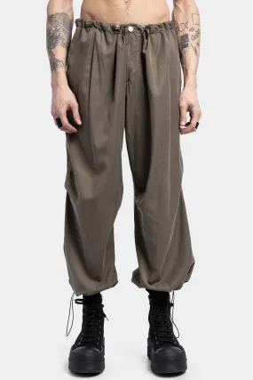 Wide Transform Trousers, Olive Green