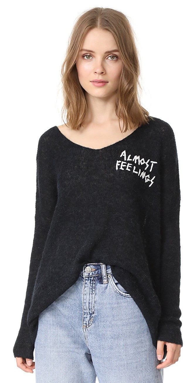 Wildfox Black Beyond Sweater: Unveiling Almost Feelings