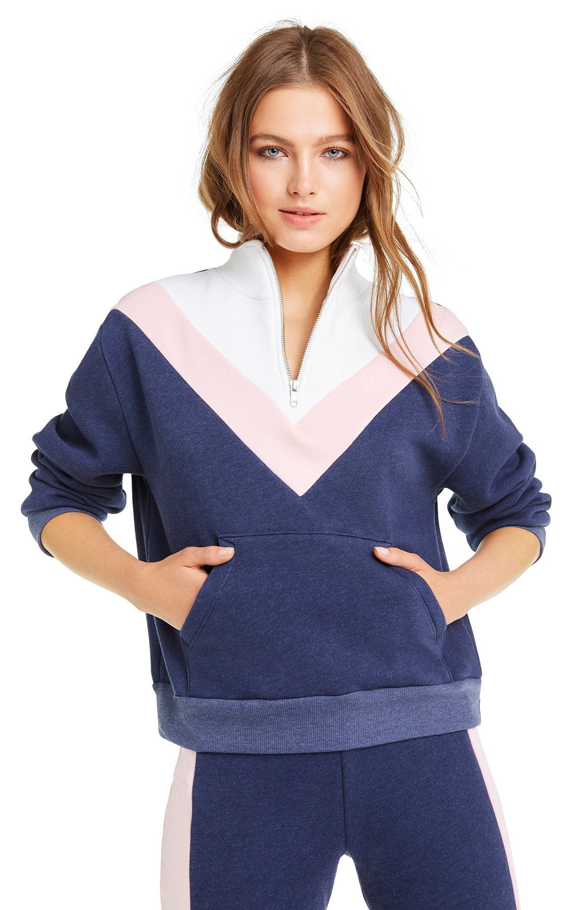 Wildfox Blocked Soto Warm-Up Sweater | Shop Wildfox Sweater