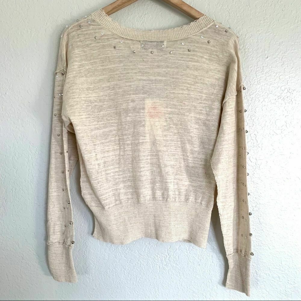 Wildfox Boyd Studded Sweater