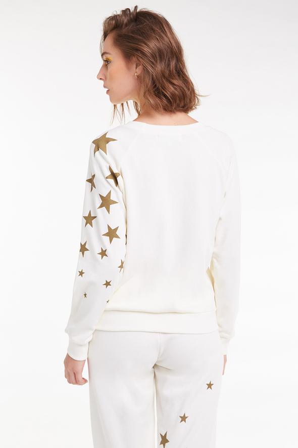 Wildfox Falling Stars Fiona Sweater