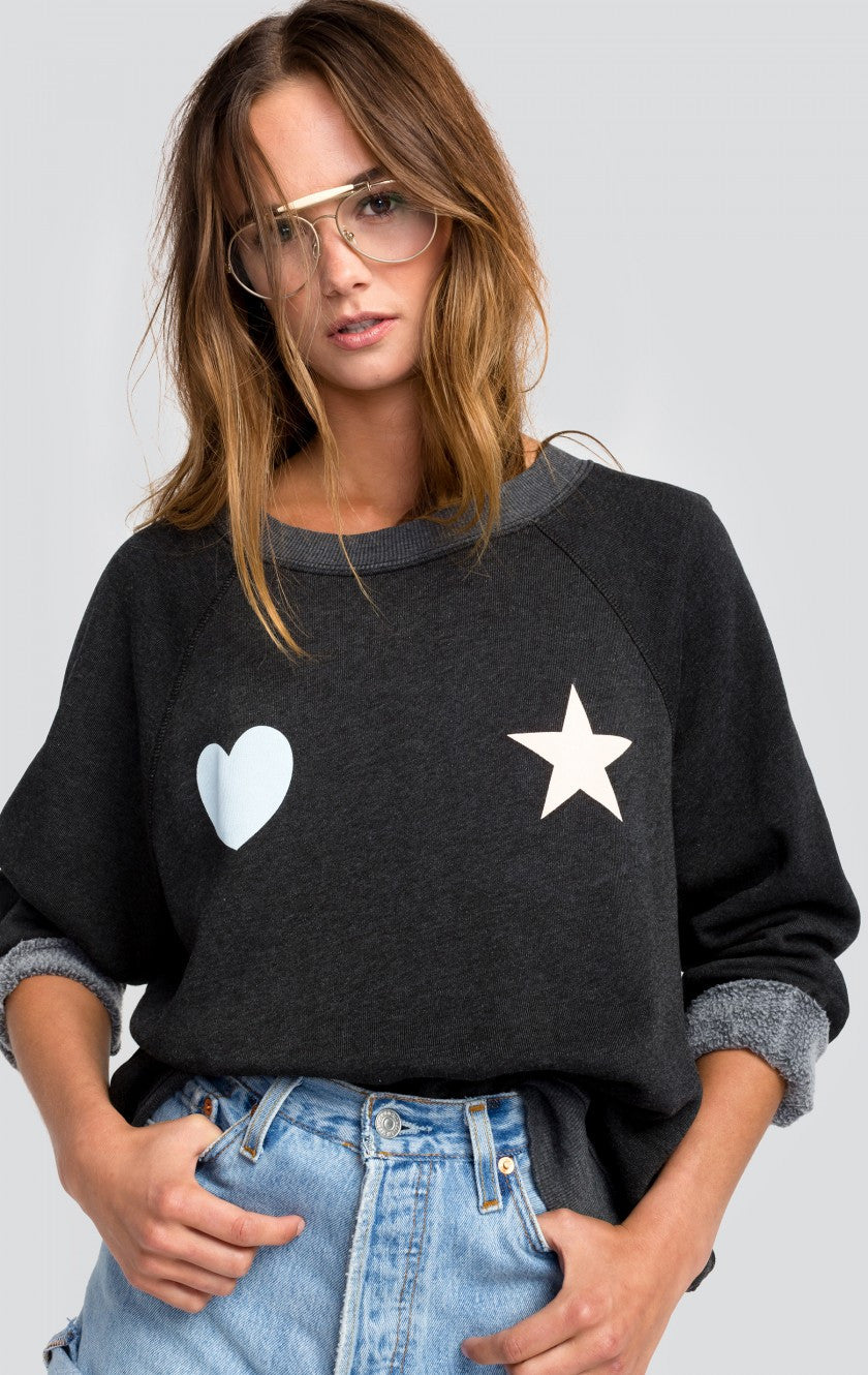 Wildfox Heart Star Sweater