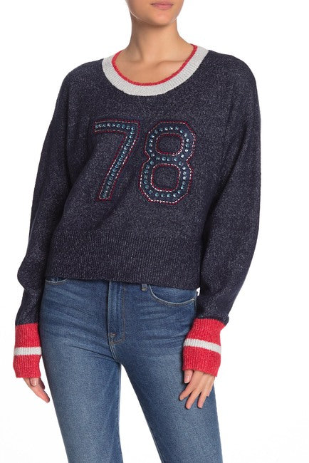 WILDFOX Malone 78 Sweater with Embellishments