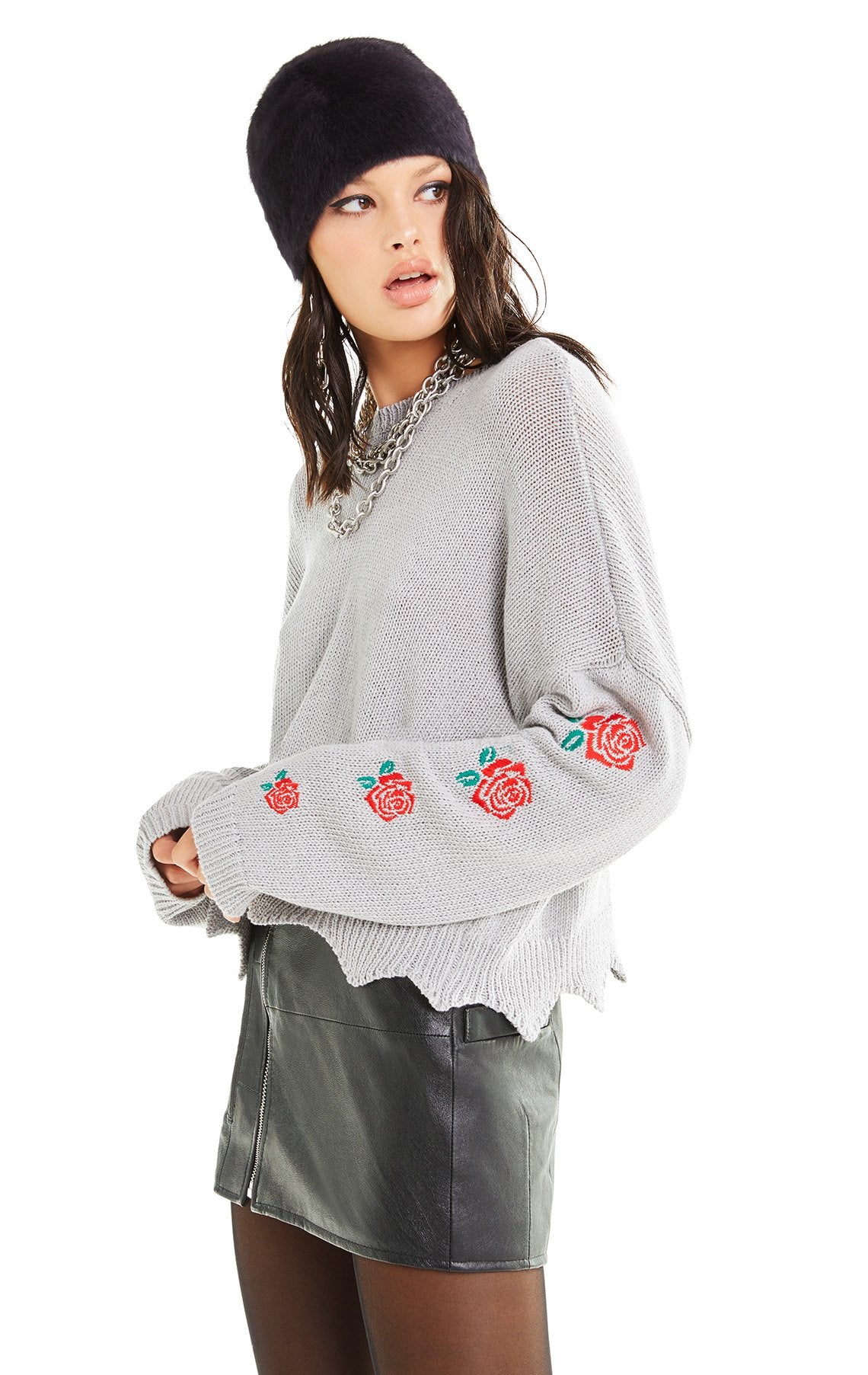 Wildfox Palmetto Roses Sweater