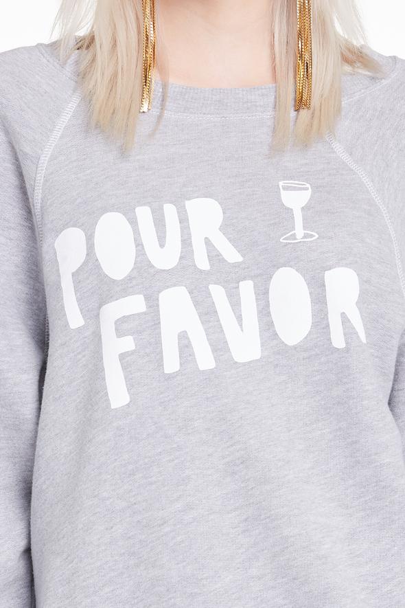 Wildfox Pour Favor Summer Sweater Heather