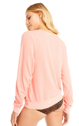 Wildfox Rose Glasses Sweater in Baggy Beach Jumper Style