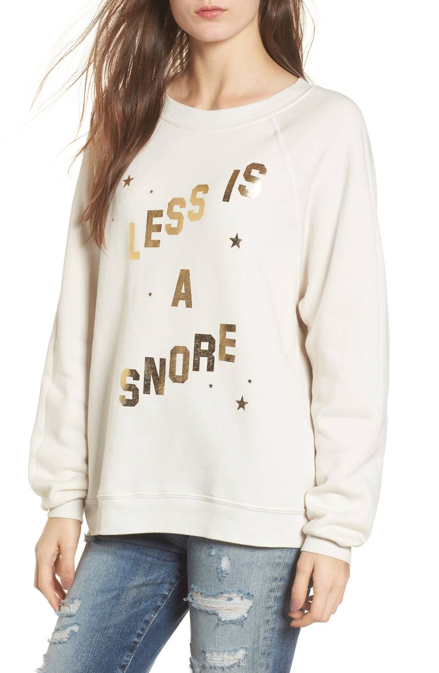 Wildfox Sommers Sweater - Less is a Snore