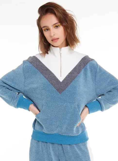 Wildfox Soto Warm-Up Sweater Jewel