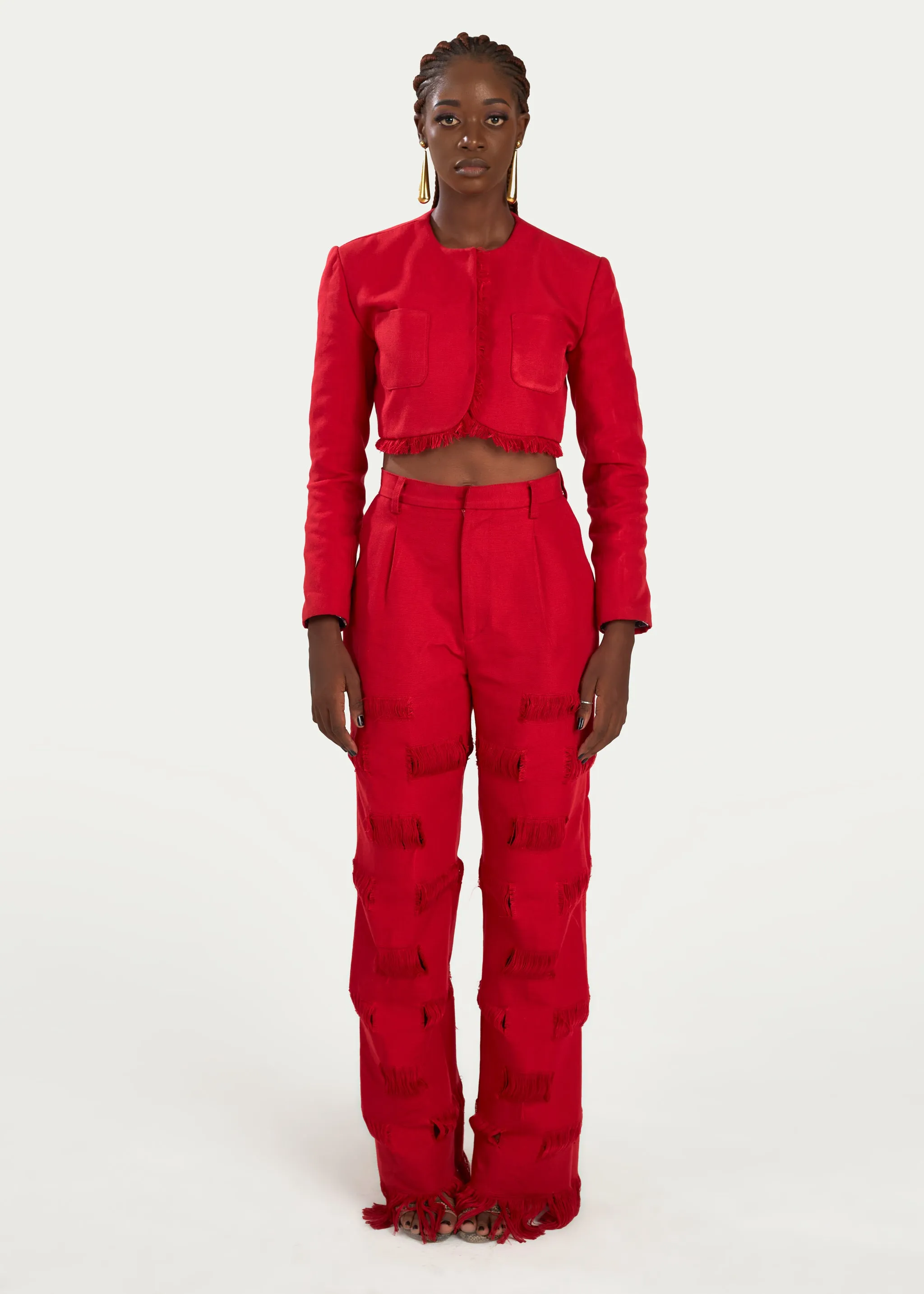 Women's Co-Ord Jacket and Pants set by BOYEDOE Busumuru II