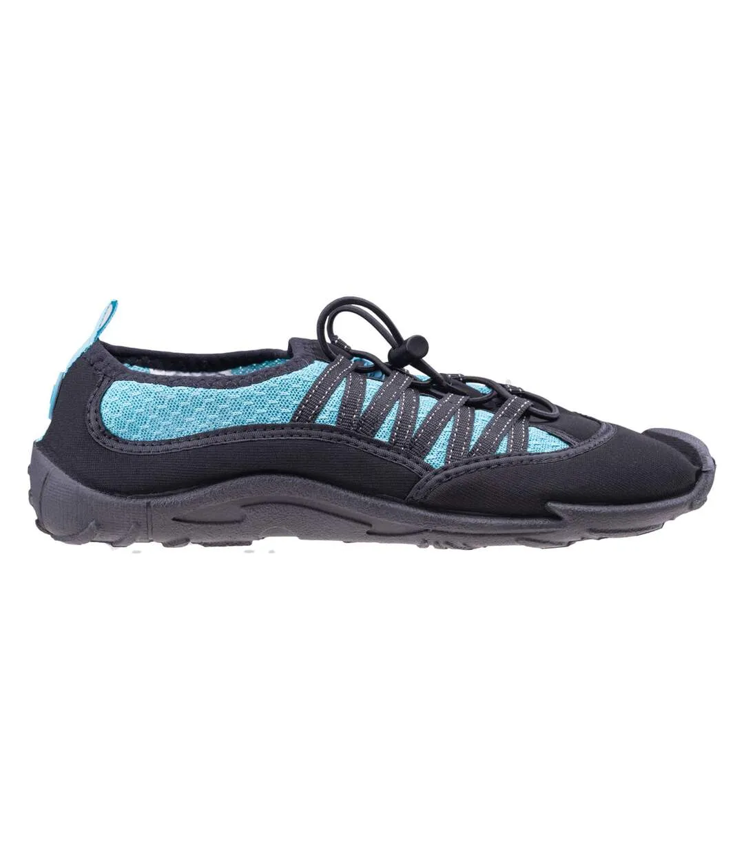 Womens/ladies gimani water shoes black/light blue Aquawave