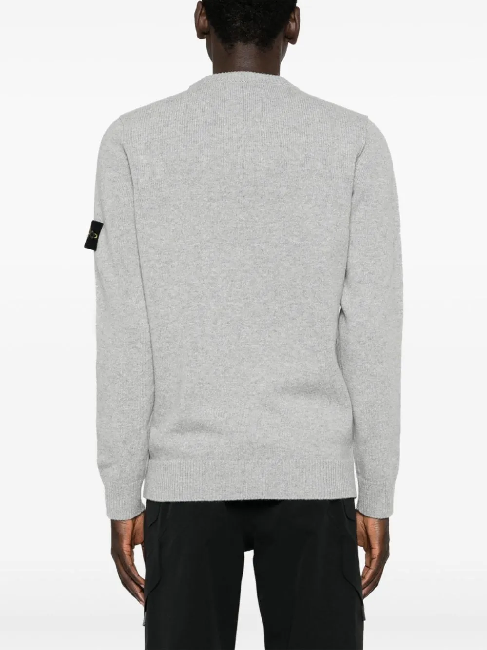 WOOL-BLEND CREW-NECK SWEATER