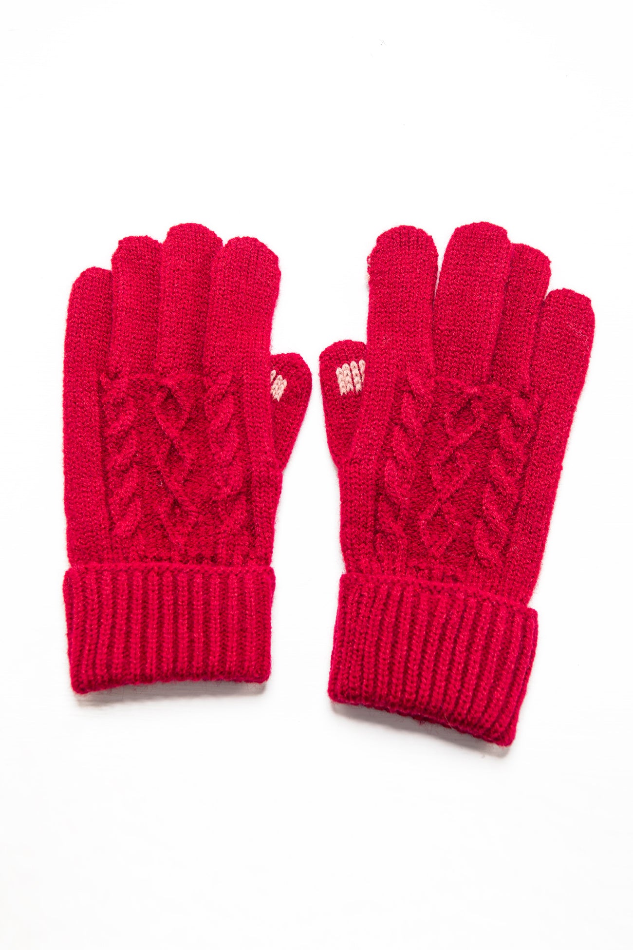 Wool-blend gloves