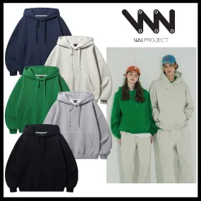 WV PROJECT | Unisex Cotton Logo Hoodies with Street Style