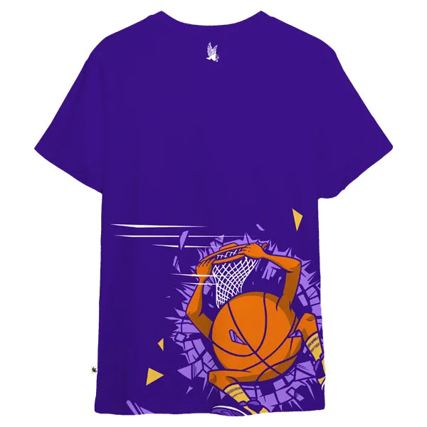 Youth & Adult Tee Shirt with Buzzer Beater Design