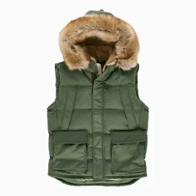 Yukon Lined Hooded Puffer Vest for Men