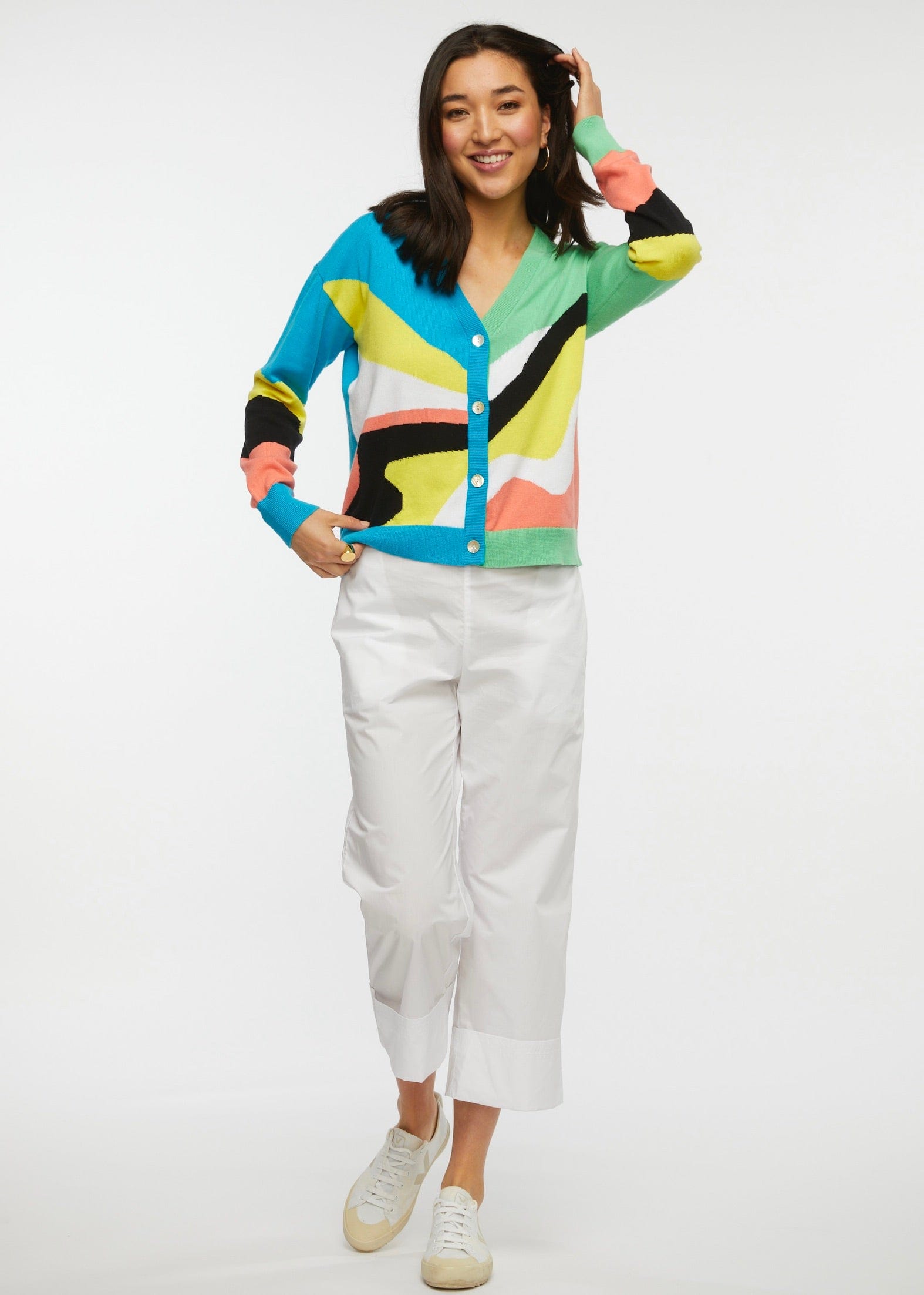 Zaket and Plover Multicolour Sweater - ZP6402U