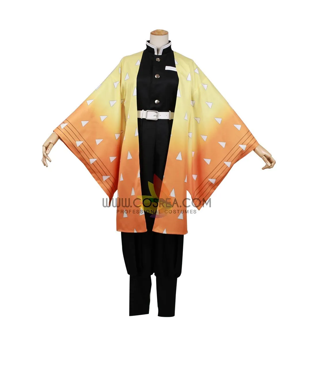 Zenitsu Agatsuma Cosplay Costume